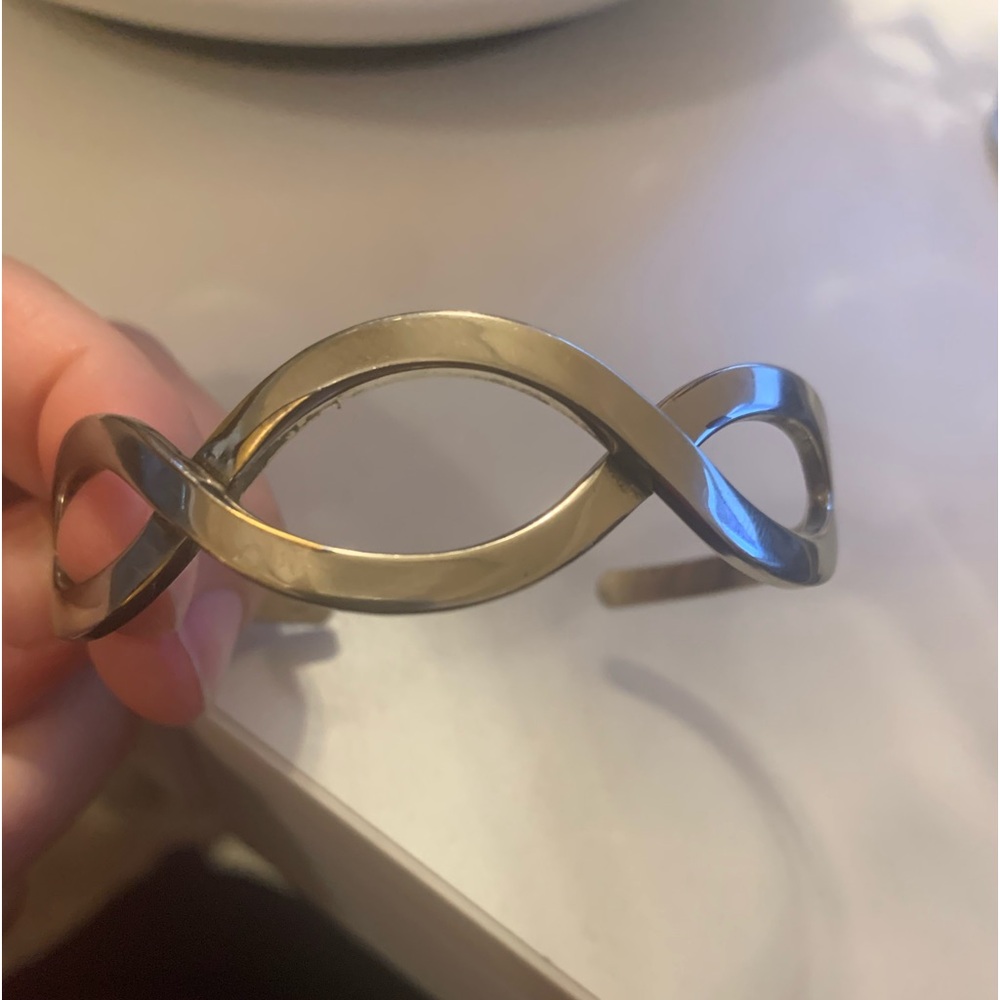 .925 Silver Bangle - image 2